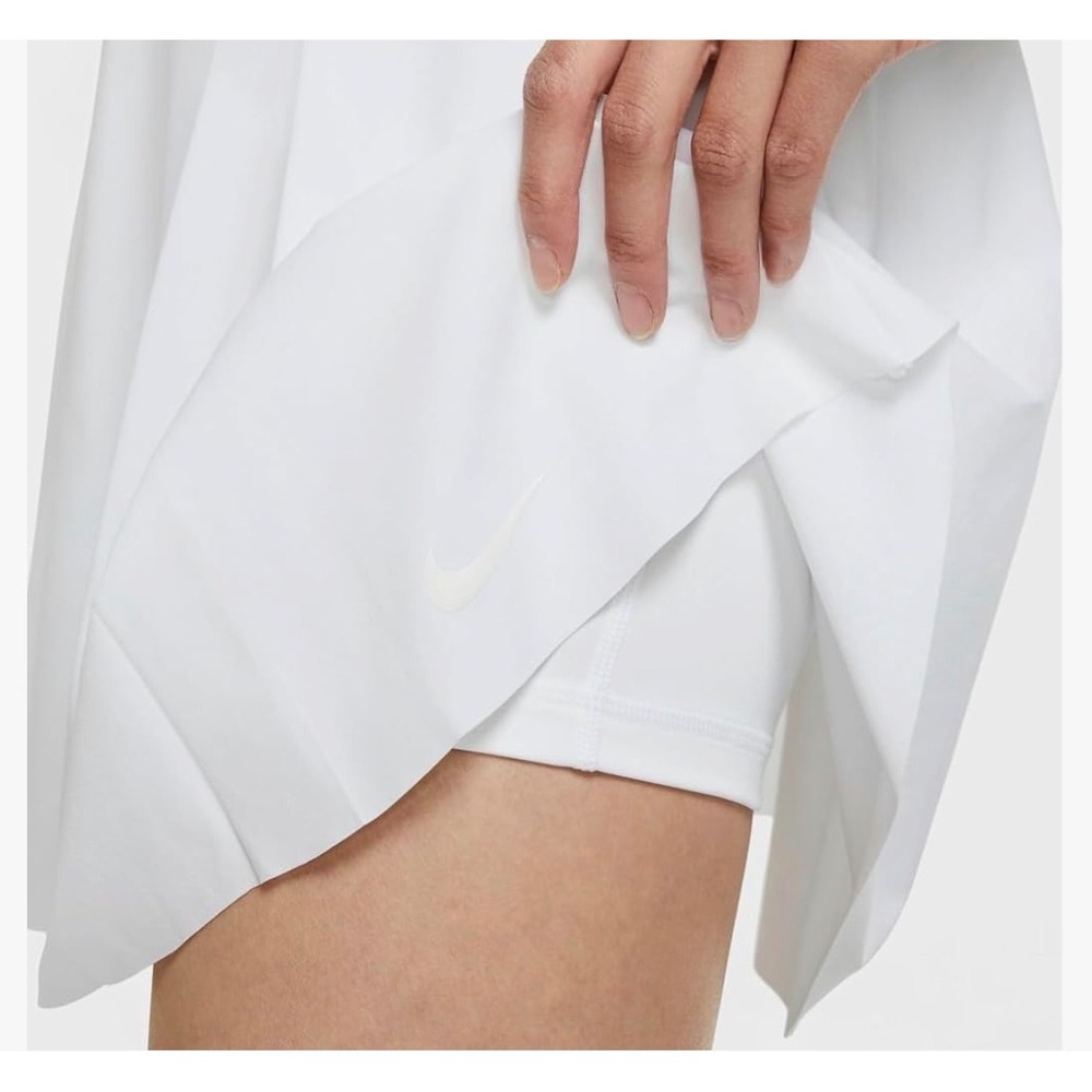 A30 Nike Dri-FIT Women's 17" Pleated Golf Skirt Skort in White Size XS‎ DD03735